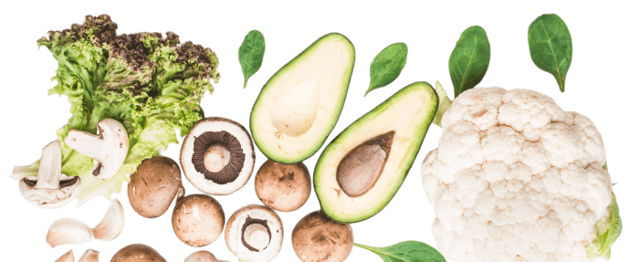 Фото овощей в зеленой палитре